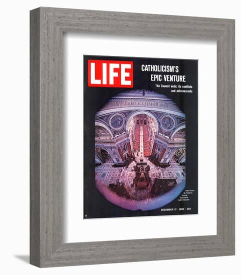 LIFE Vatican Council ends 1965-null-Framed Premium Giclee Print