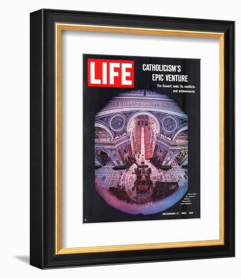 LIFE Vatican Council ends 1965-null-Framed Premium Giclee Print