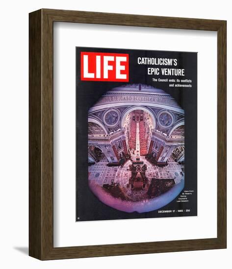 LIFE Vatican Council ends 1965-null-Framed Premium Giclee Print