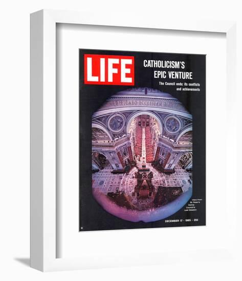 LIFE Vatican Council ends 1965-null-Framed Premium Giclee Print