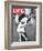 LIFE VJ Day Soldier Kissing girl-null-Framed Premium Giclee Print