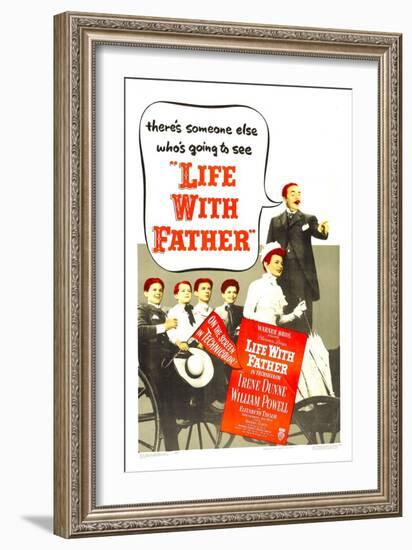 Life with Father-null-Framed Art Print
