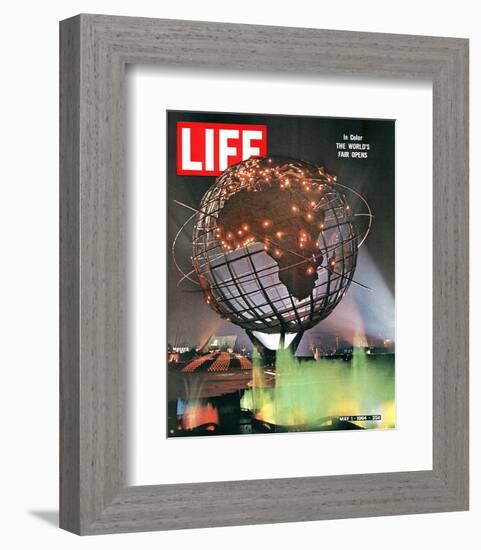 LIFE World's Fair Opens 1964-null-Framed Premium Giclee Print