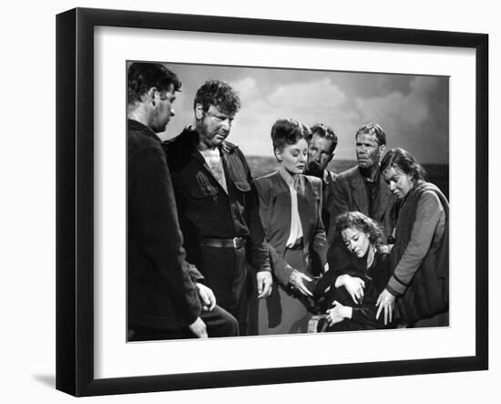 Lifeboat by Alfred Hitchcock, 1944-null-Framed Photo