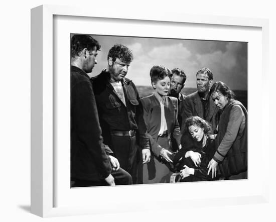 Lifeboat by Alfred Hitchcock, 1944-null-Framed Photo