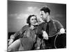 Lifeboat by Alfred Hitchcock with Mary anderson and Hume Cronyn, 1944 (b/w photo)-null-Mounted Photo