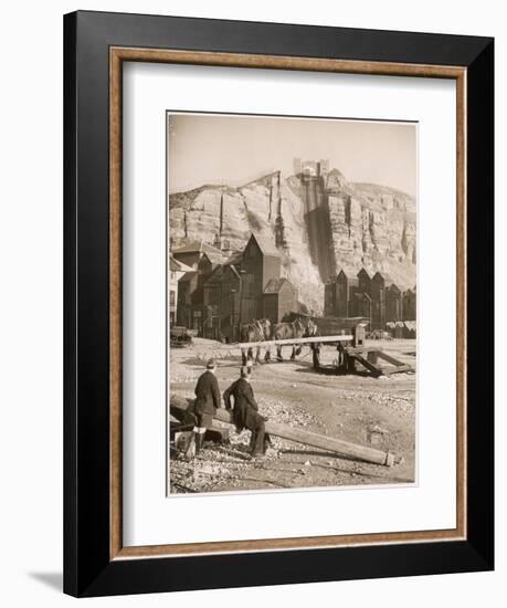 Lifeboat Horses at Hastings-null-Framed Photographic Print