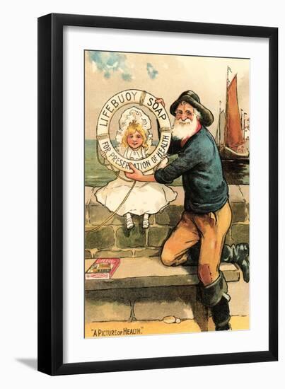 Lifebuoy Soap For Preservation of Health-null-Framed Art Print