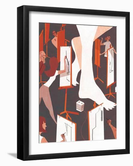 Lifeclass, 2016-A.Richard Allen-Framed Giclee Print