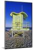 Lifeguard House South Beach FL-null-Mounted Art Print