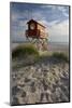 Lifeguard Hut and Sand Dunes, Skanor Falsterbo, Falsterbo Peninsula, Skane, South Sweden, Sweden-Stuart Black-Mounted Photographic Print