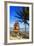 Lifeguard Hut on a Beach, Puerto Rico-George Oze-Framed Photographic Print