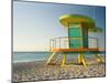 Lifeguard Hut on Beach, South Beach, Miami Beach, Miami, Florida, USA-Gavin Hellier-Mounted Photographic Print