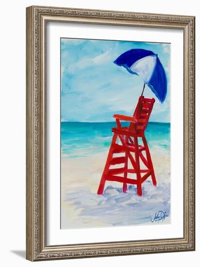 Lifeguard Post I-Julie DeRice-Framed Art Print