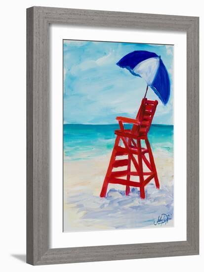 Lifeguard Post I-Julie DeRice-Framed Art Print