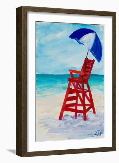 Lifeguard Post I-Julie DeRice-Framed Art Print