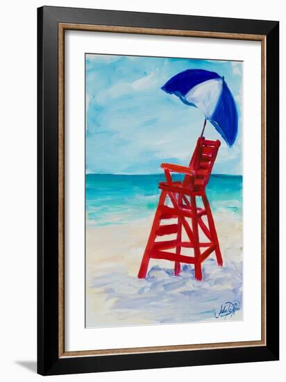 Lifeguard Post I-Julie DeRice-Framed Art Print