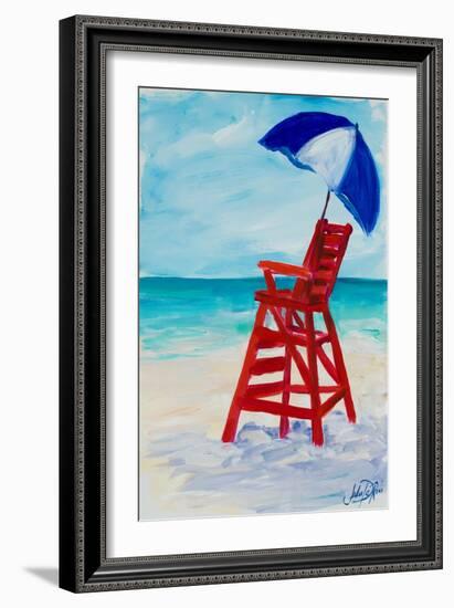 Lifeguard Post I-Julie DeRice-Framed Art Print