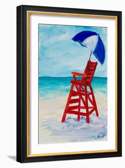 Lifeguard Post I-Julie DeRice-Framed Art Print