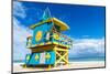 Lifeguard Stand, Miami Beach, Florida-vent du sud-Mounted Photographic Print