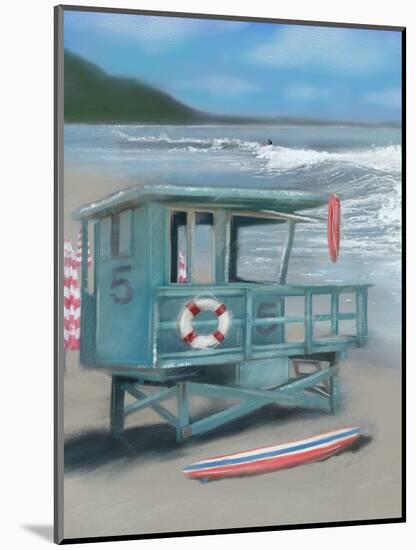 Lifeguard Stand-Matthew Piotrowicz-Mounted Art Print