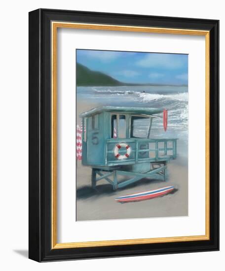 Lifeguard Stand-Matthew Piotrowicz-Framed Art Print