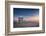 Lifeguard Tower at Venice Beach, California at Sunset.-logoboom-Framed Photographic Print