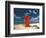 Lifeguard Tower, Waikiki Beach, Honolulu, Hawaii-George Oze-Framed Photographic Print