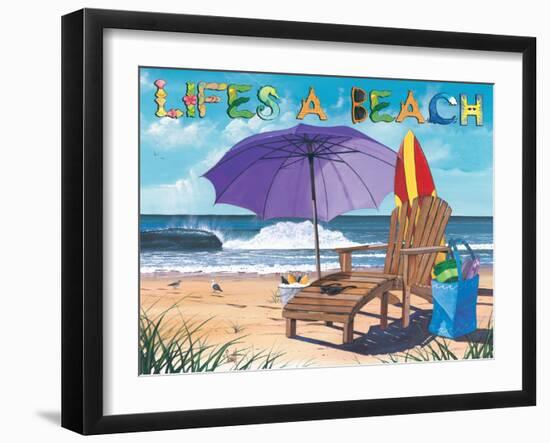 Lifes a Beach-Scott Westmoreland-Framed Art Print