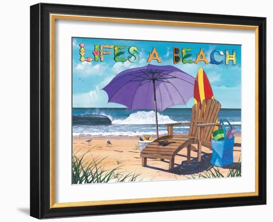 Lifes a Beach-Scott Westmoreland-Framed Art Print