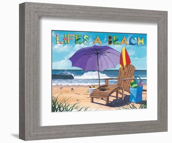 Lifes a Beach-Scott Westmoreland-Framed Premium Giclee Print