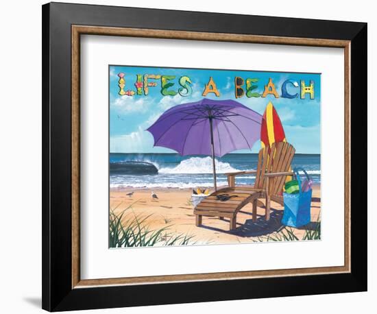 Lifes a Beach-Scott Westmoreland-Framed Premium Giclee Print