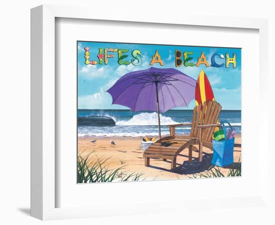 Lifes a Beach-Scott Westmoreland-Framed Premium Giclee Print