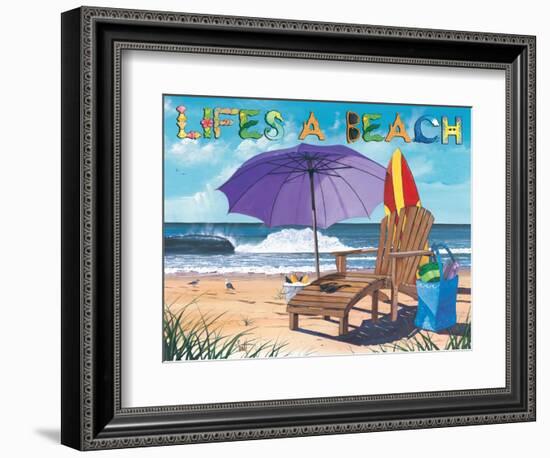 Lifes a Beach-Scott Westmoreland-Framed Premium Giclee Print