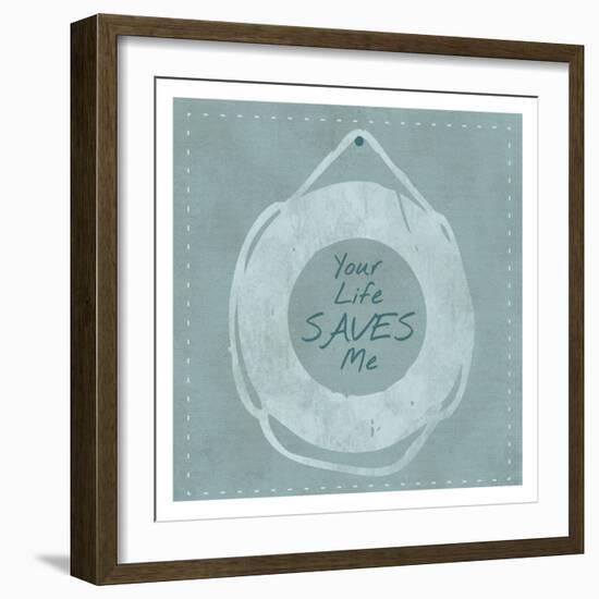 Lifesaver-Melody Hogan-Framed Art Print