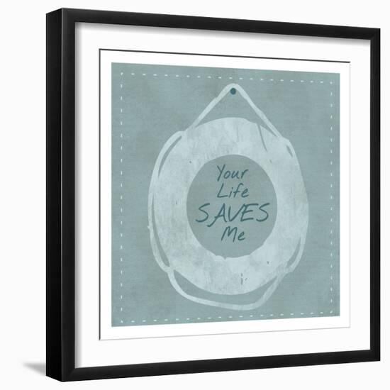 Lifesaver-Melody Hogan-Framed Art Print