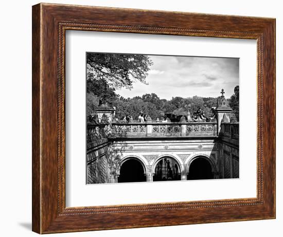 Lifestyle Instant, Central Park, Black and White Photography Vintage, Manhattan, United States-Philippe Hugonnard-Framed Photographic Print