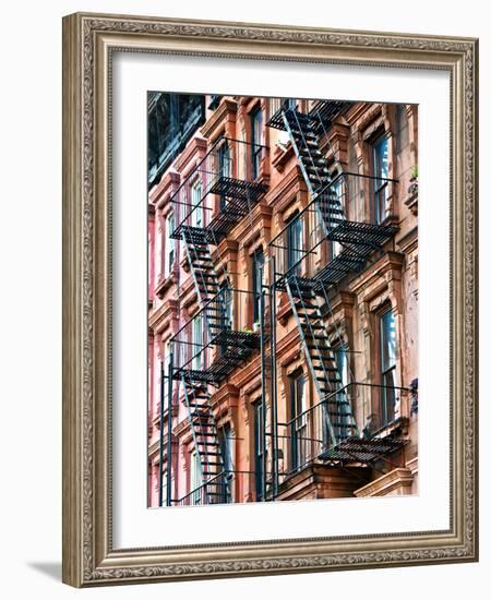 Lifestyle Instant, Fire Staircase, Manhattan, New York City, United States-Philippe Hugonnard-Framed Photographic Print