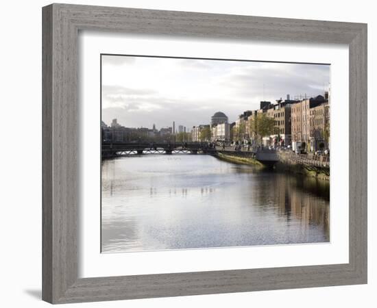 Liffey River, Dublin, Republic of Ireland, Europe-Oliviero Olivieri-Framed Photographic Print