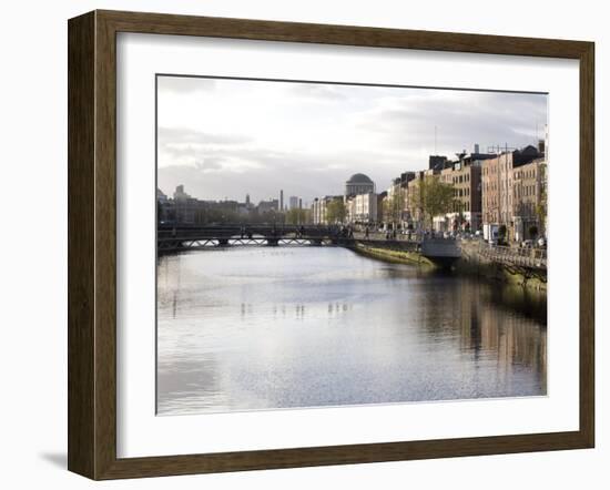 Liffey River, Dublin, Republic of Ireland, Europe-Oliviero Olivieri-Framed Photographic Print