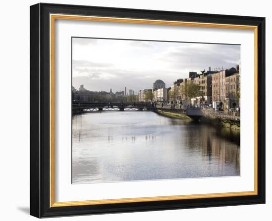 Liffey River, Dublin, Republic of Ireland, Europe-Oliviero Olivieri-Framed Photographic Print