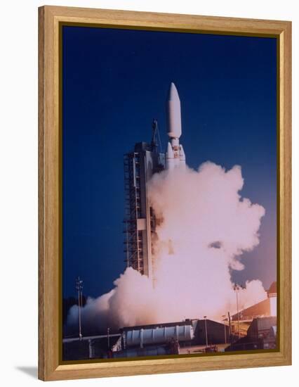 Lift-Off of 1st Titan IV Rocket from Space Launch Complex 41 at Cape Canaveral Air Force Station-null-Framed Premier Image Canvas