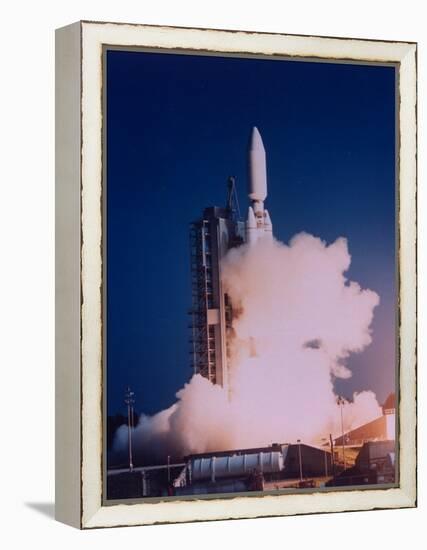 Lift-Off of 1st Titan IV Rocket from Space Launch Complex 41 at Cape Canaveral Air Force Station-null-Framed Premier Image Canvas