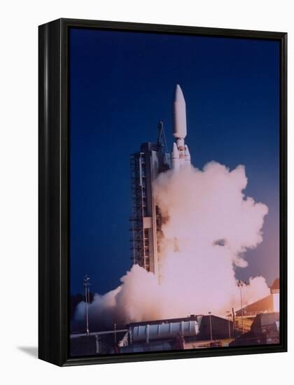 Lift-Off of 1st Titan IV Rocket from Space Launch Complex 41 at Cape Canaveral Air Force Station-null-Framed Premier Image Canvas