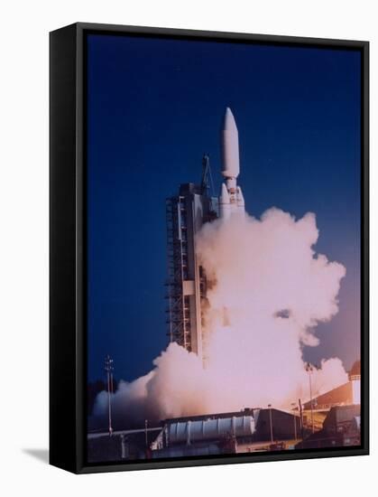 Lift-Off of 1st Titan IV Rocket from Space Launch Complex 41 at Cape Canaveral Air Force Station-null-Framed Premier Image Canvas