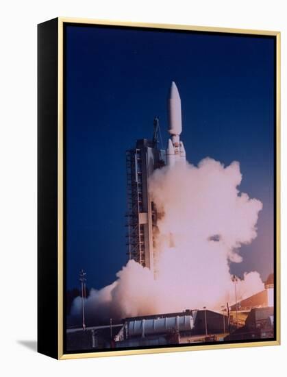 Lift-Off of 1st Titan IV Rocket from Space Launch Complex 41 at Cape Canaveral Air Force Station-null-Framed Premier Image Canvas