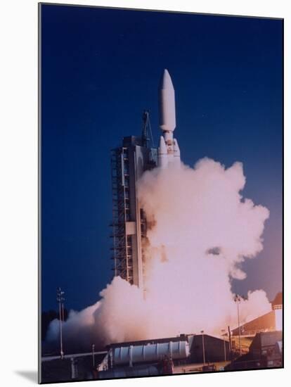 Lift-Off of 1st Titan IV Rocket from Space Launch Complex 41 at Cape Canaveral Air Force Station-null-Mounted Premium Photographic Print