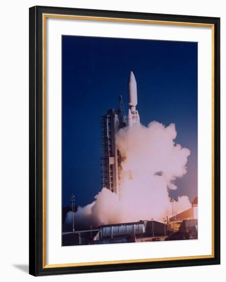 Lift-Off of 1st Titan IV Rocket from Space Launch Complex 41 at Cape Canaveral Air Force Station-null-Framed Premium Photographic Print