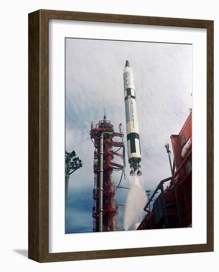 Lift-off of Gemini-Titan 11, Cape Canaveral, Florida-Stocktrek Images-Framed Photographic Print