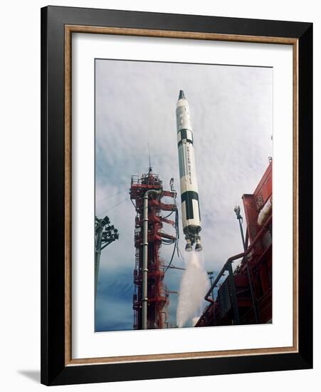 Lift-off of Gemini-Titan 11, Cape Canaveral, Florida-Stocktrek Images-Framed Photographic Print